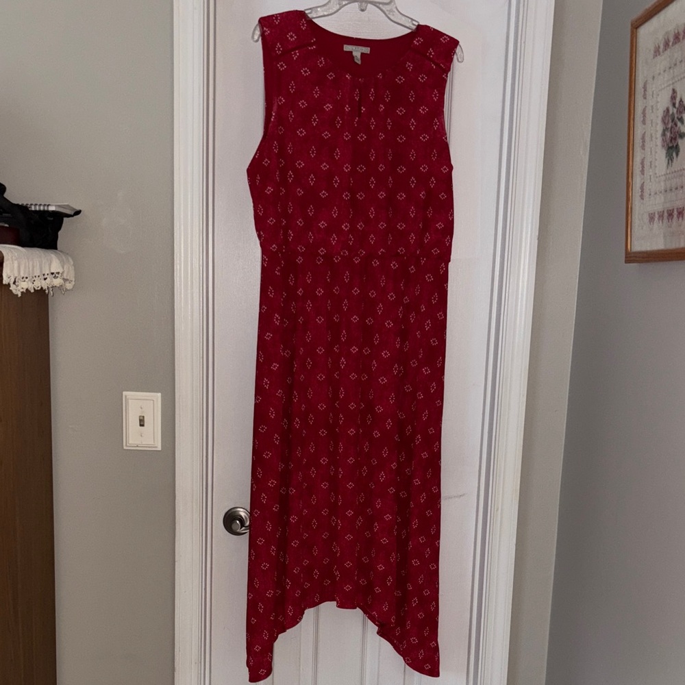 Dana Buchman Red High Low Dress